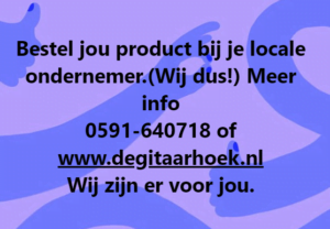 steun de kleine ondernemer en bestel bij ons