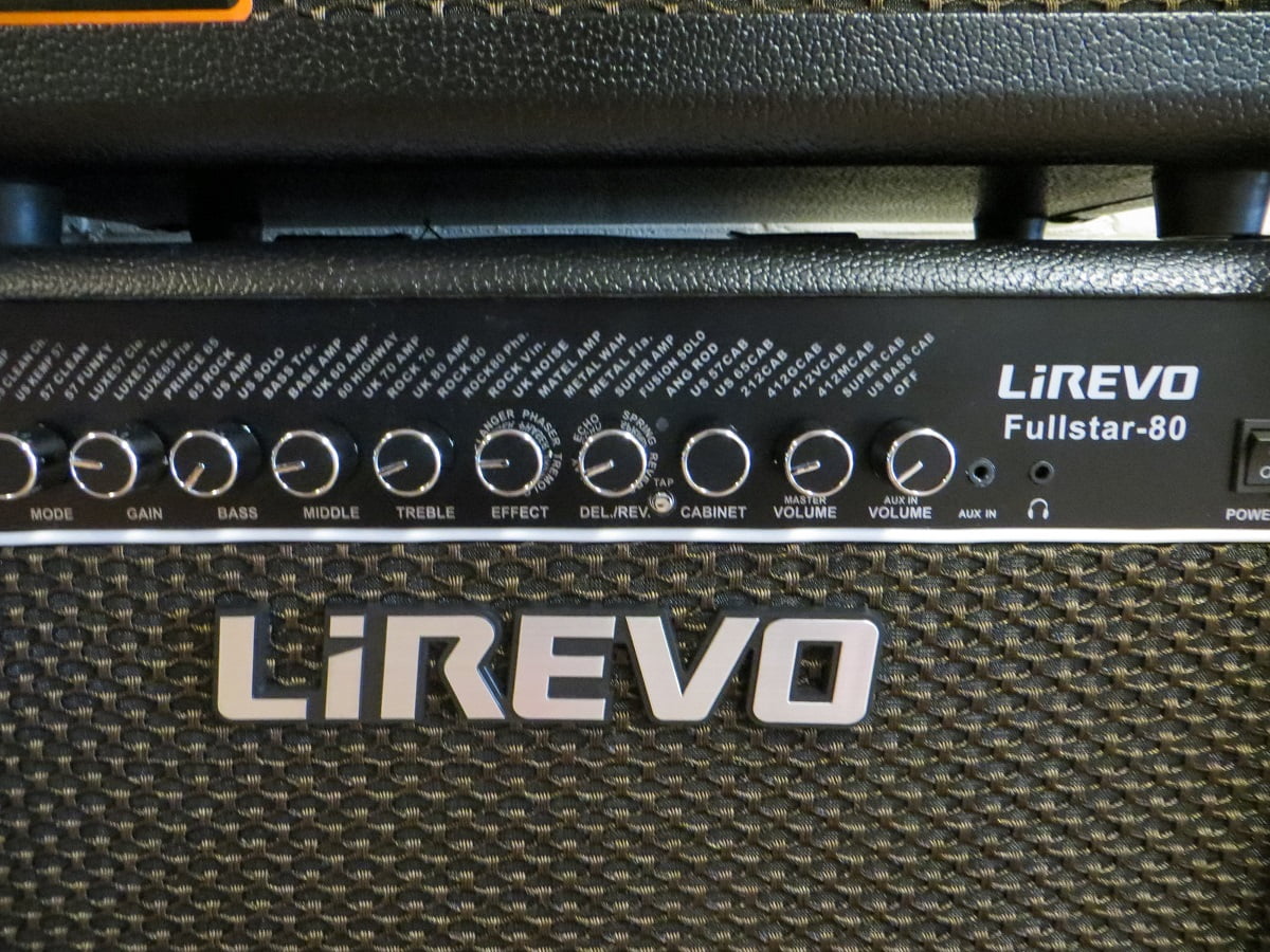 LIREVO 80W DSP CHIPPED ELECTR. GUITAR AMP FULLSTAR-80